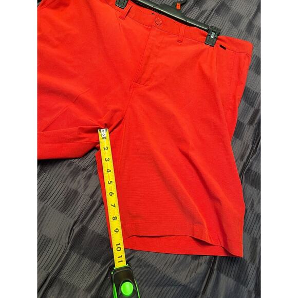 Travis Matthew Mens Red Slash Pocket Flat Front Chino Shorts Size 42 - Picture 7 of 7